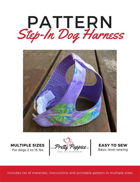 dog harness sewing pattern|make your own dog harness.